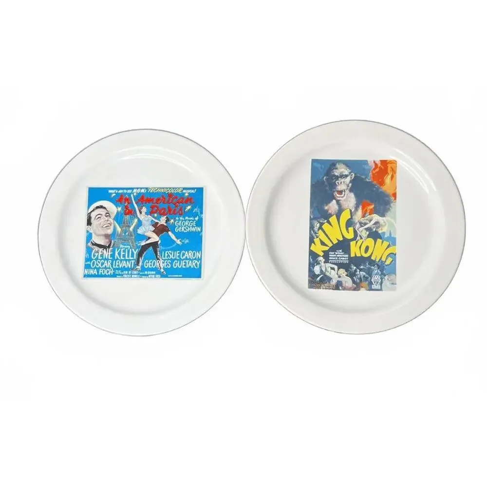 Vintage Movie Poster Plates - King Kong & An American in Paris